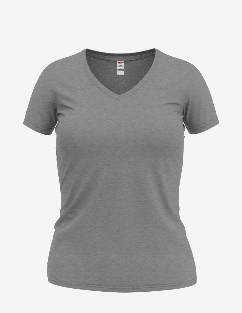 Wonder V-Neck Tee – Women's Soft Cotton Short Sleeve Top