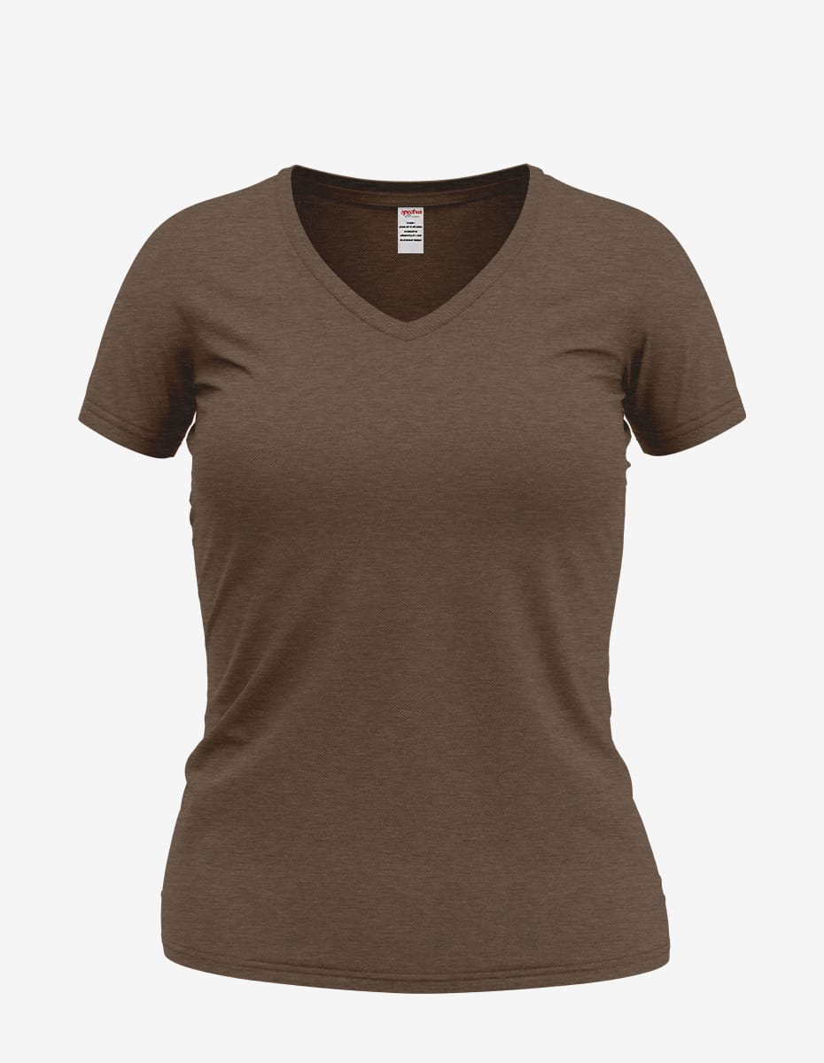 Wonder V-Neck Tee – Women's Soft Cotton Short Sleeve Top