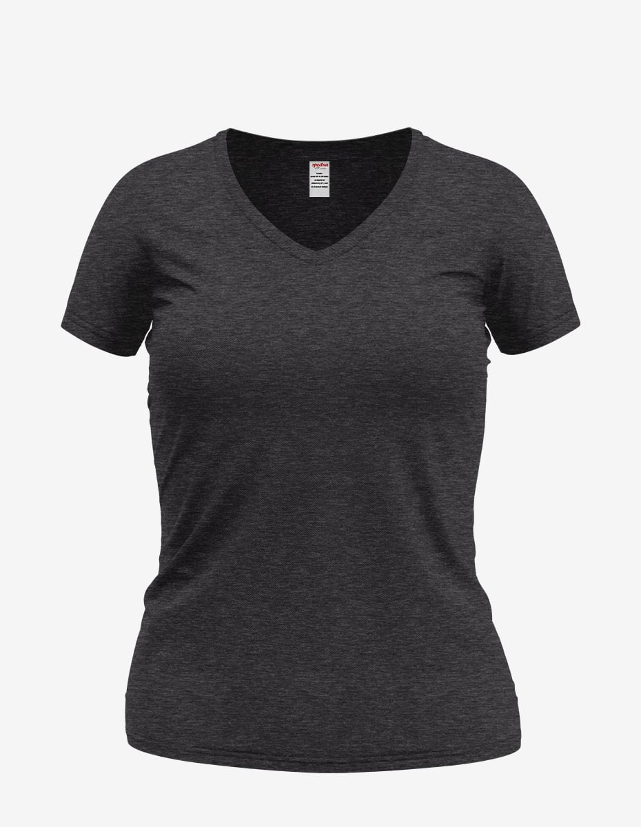 Wonder V-Neck Tee – Women's Soft Cotton Short Sleeve Top
