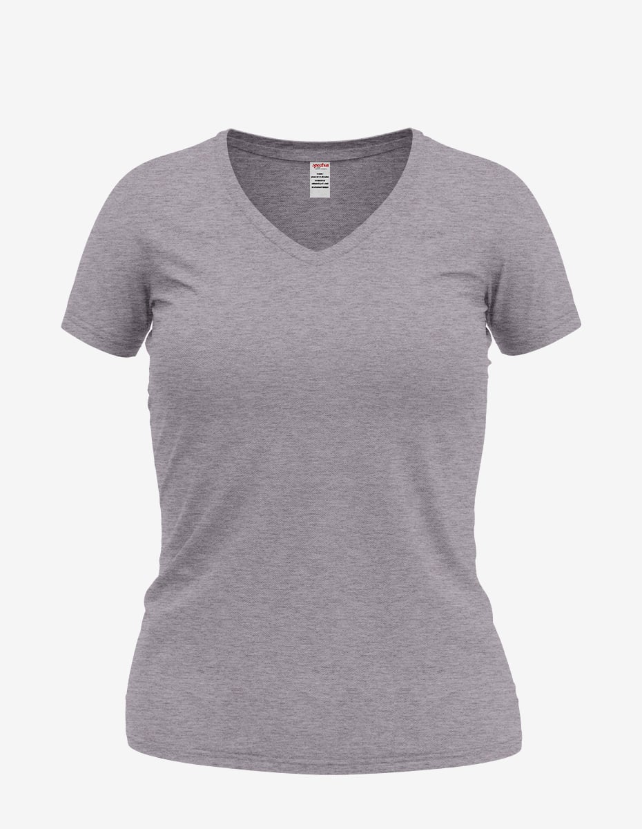 Wonder V-Neck Tee – Women's Soft Cotton Short Sleeve Top