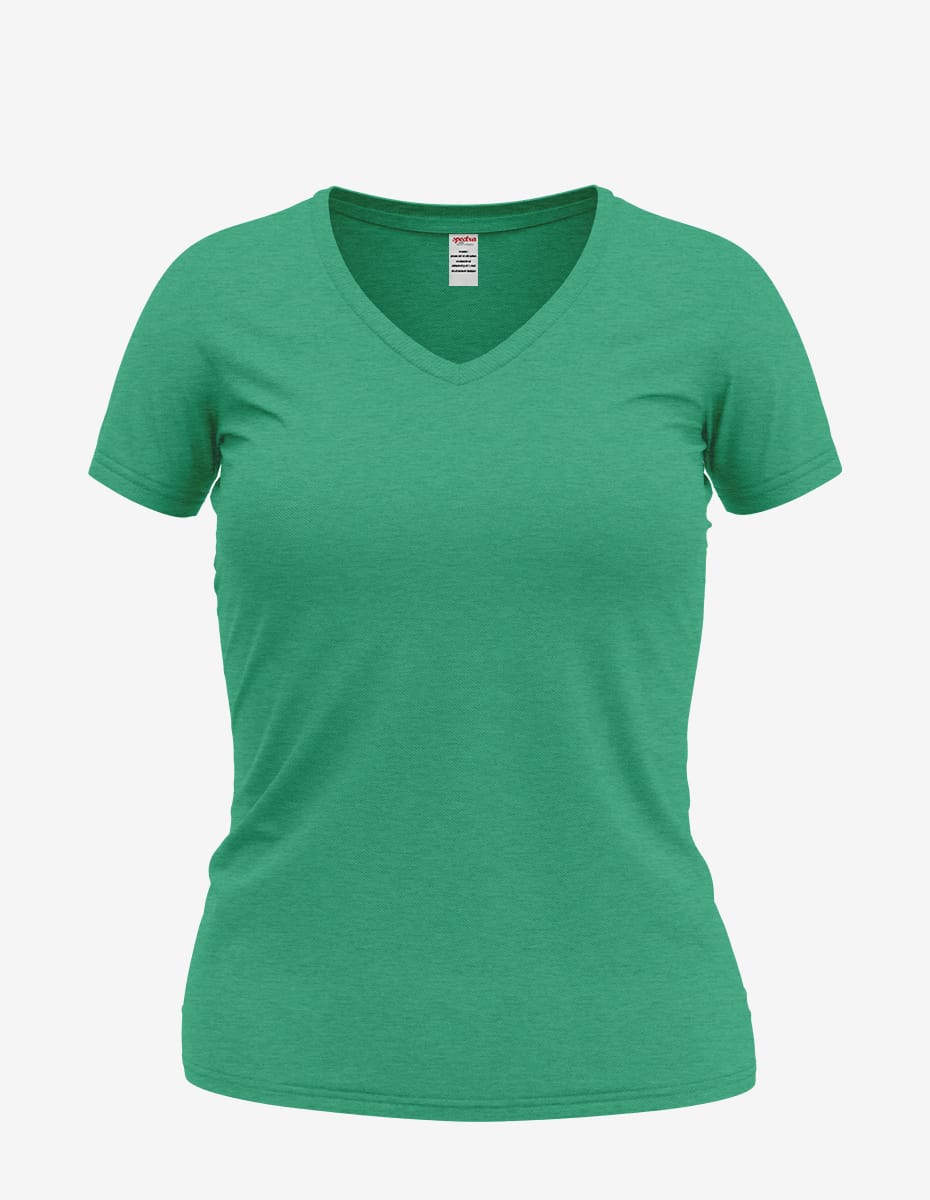 Wonder V-Neck Tee – Women's Soft Cotton Short Sleeve Top
