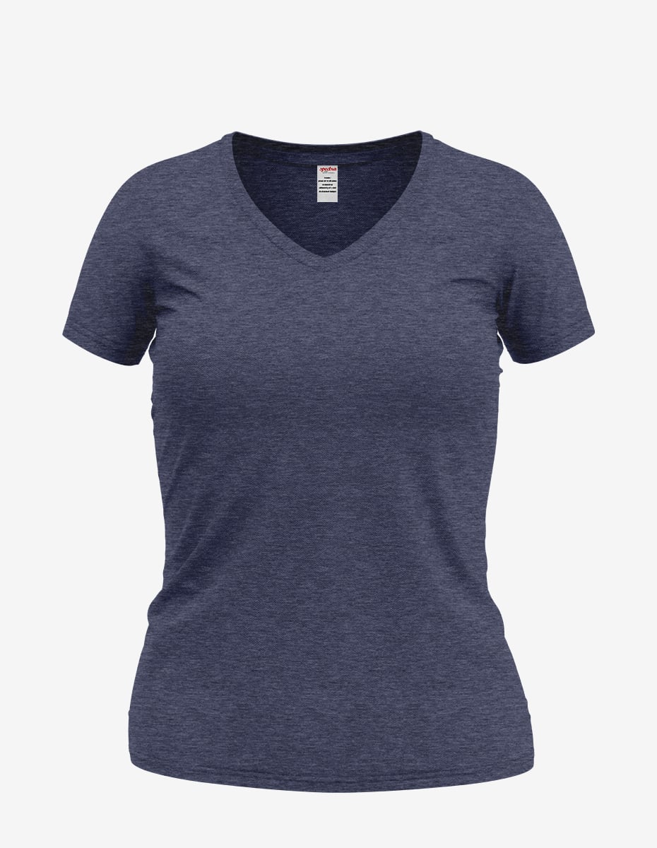 Wonder V-Neck Tee – Women's Soft Cotton Short Sleeve Top