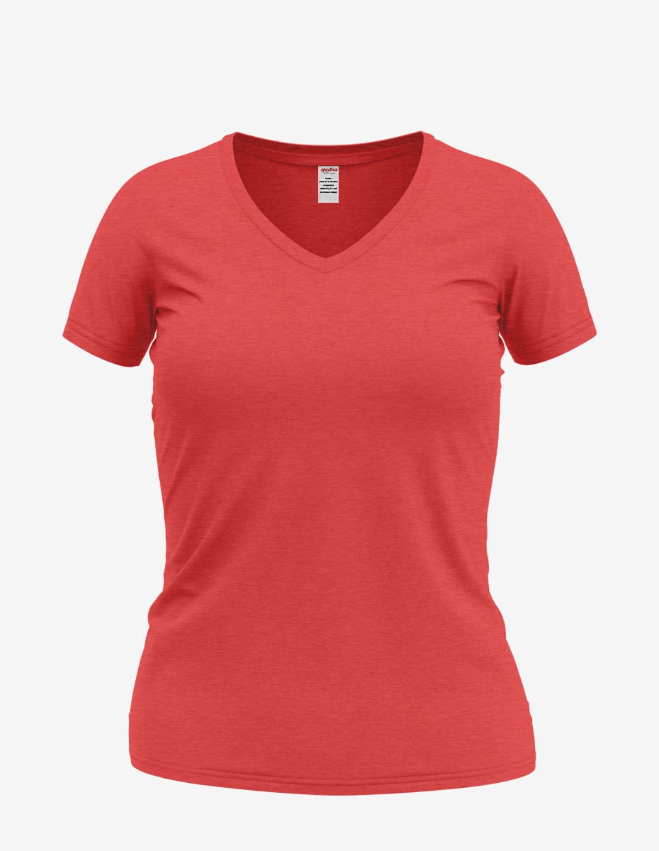 Wonder V-Neck Tee – Women's Soft Cotton Short Sleeve Top