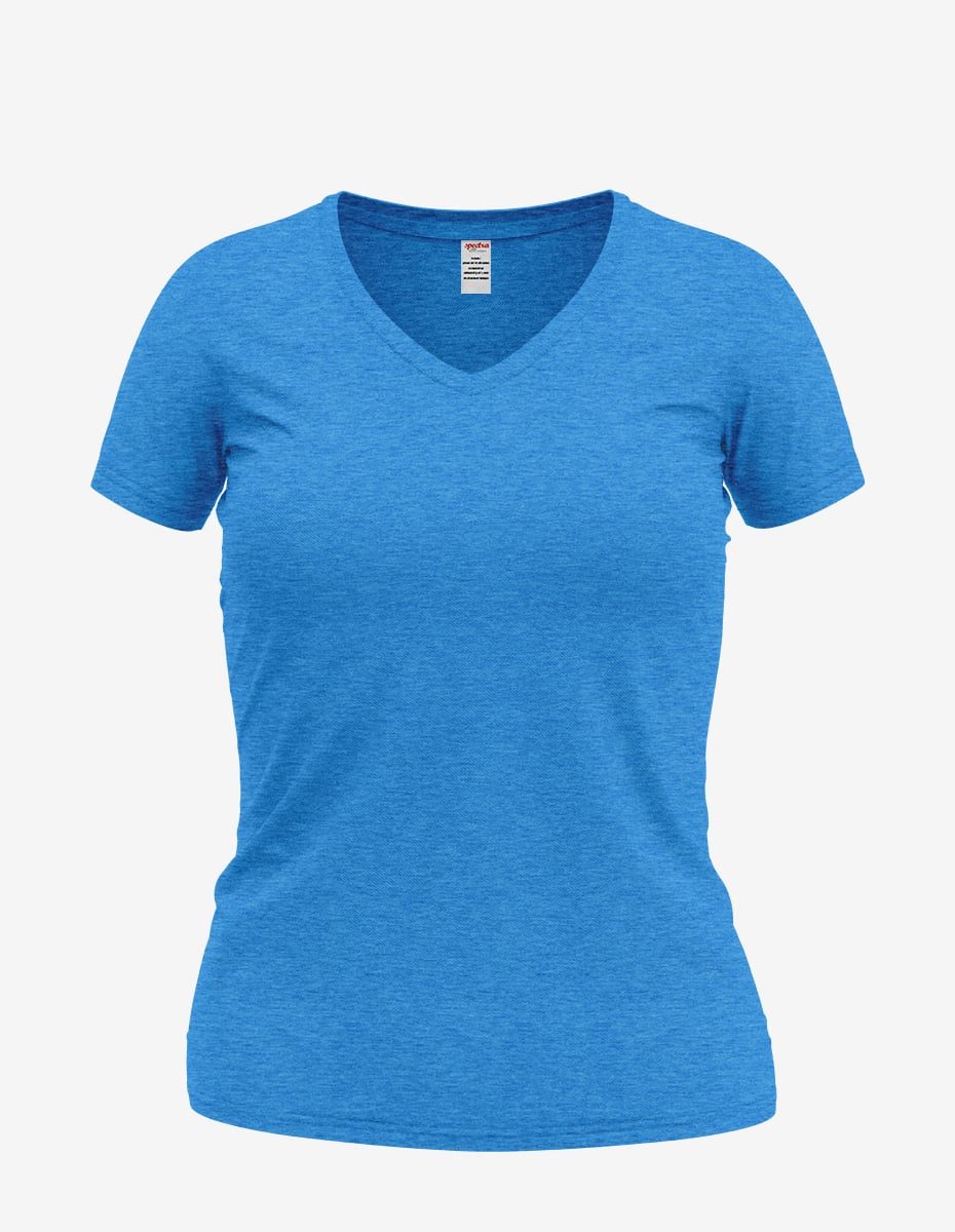 Wonder V-Neck Tee – Women's Soft Cotton Short Sleeve Top