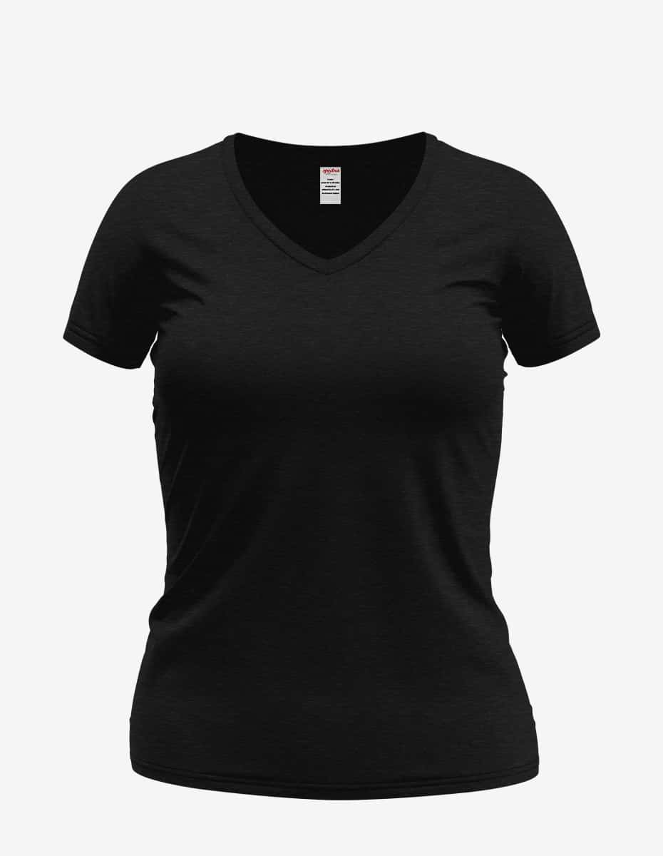 Wonder V-Neck Tee – Women's Soft Cotton Short Sleeve Top